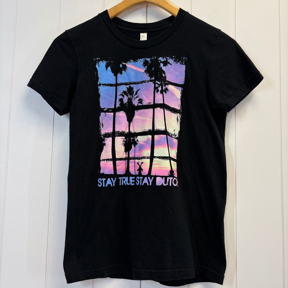 Dutch Bros Coffee Broista Tropical Graphic Unisex Size M Dutch Mafia Palm Trees